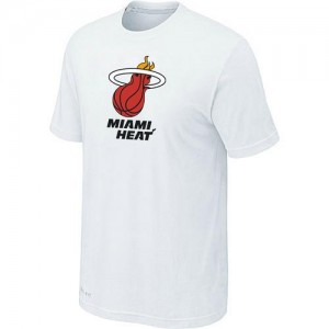 Tee-Shirt NBA Blanc Miami Heat Big & Tall Homme