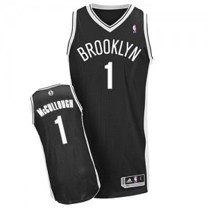 Maillot Authentic Brooklyn Nets NBA Road Noir - #1 Chris McCullough - Homme