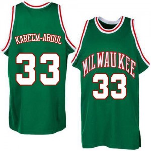 Maillot Adidas Vert Throwback Swingman Milwaukee Bucks - Kareem Abdul-Jabbar #33 - Homme