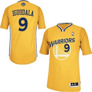 Maillot NBA Authentic Andre Iguodala #9 Golden State Warriors Alternate Or - Homme