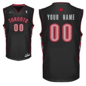Toronto Raptors Personnalisé Adidas Alternate Noir Maillot d'équipe de NBA pas cher en ligne - Swingman pour Femme