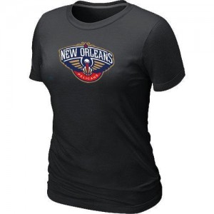 New Orleans Pelicans Big & Tall Noir Tee-Shirt d'équipe de NBA préférentiel - pour Femme