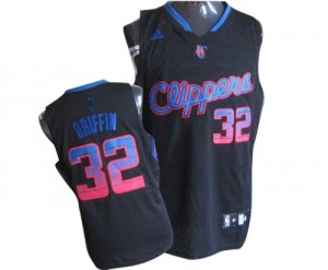 Maillot NBA Authentic Blake Griffin #32 Los Angeles Clippers Vibe Noir - Homme