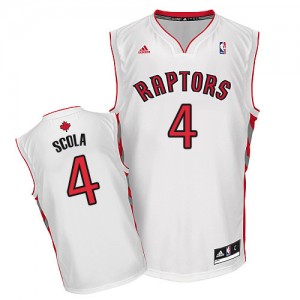 Maillot NBA Swingman Luis Scola #4 Toronto Raptors Home Blanc - Homme