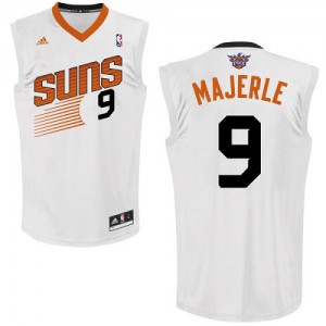 Phoenix Suns Dan Majerle #9 Home Swingman Maillot d'équipe de NBA - Blanc pour Homme