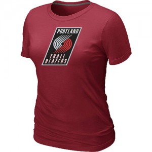 Portland Trail Blazers Big & Tall Rouge Tee-Shirt d'équipe de NBA Vente - pour Femme