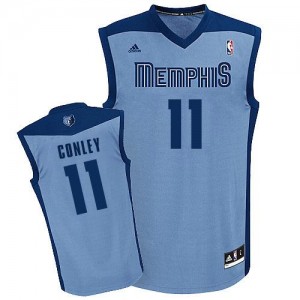 Maillot NBA Memphis Grizzlies #11 Mike Conley Bleu clair Adidas Swingman Alternate - Homme