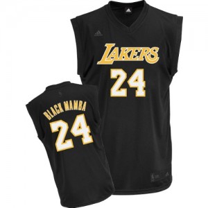 Maillot Swingman Los Angeles Lakers NBA Mamba Fashion Noir - #24 Kobe Bryant - Homme