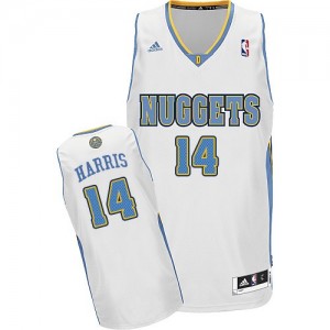 Maillot Adidas Blanc Home Swingman Denver Nuggets - Gary Harris #14 - Homme