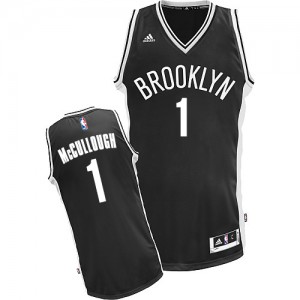 Maillot NBA Swingman Chris McCullough #1 Brooklyn Nets Road Noir - Homme