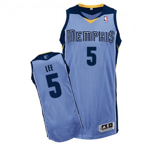 Maillot Authentic Memphis Grizzlies NBA Alternate Bleu clair - #5 Courtney Lee - Homme
