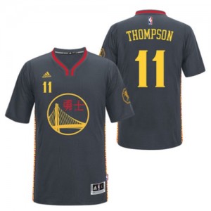 Maillot NBA Swingman Klay Thompson #11 Golden State Warriors Slate Chinese New Year Noir - Homme