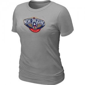 Tee-Shirt NBA Gris New Orleans Pelicans Big & Tall Femme