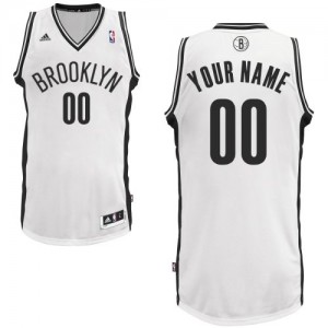 Maillot Brooklyn Nets NBA Home Blanc - Personnalisé Swingman - Homme