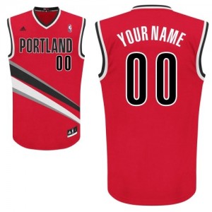 Maillot NBA Portland Trail Blazers Personnalisé Swingman Rouge Adidas Alternate - Enfants