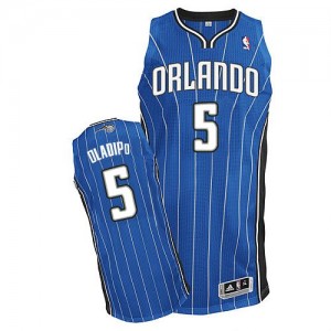 Orlando Magic #5 Adidas Road Bleu royal Authentic Maillot d'équipe de NBA vente en ligne - Victor Oladipo pour Homme