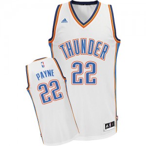 Oklahoma City Thunder #22 Adidas Home Blanc Swingman Maillot d'équipe de NBA prix d'usine en ligne - Cameron Payne pour Homme