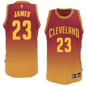 Maillot NBA Authentic LeBron James #23 Cleveland Cavaliers Resonate Fashion Rouge - Homme