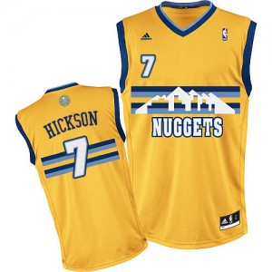 Maillot NBA Denver Nuggets #7 JJ Hickson Or Adidas Swingman Alternate - Homme