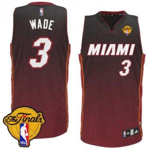 Miami Heat #3 Adidas Resonate Fashion Finals Patch Noir Authentic Maillot d'équipe de NBA vente en ligne - Dwyane Wade pour Homme