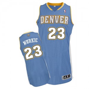 Maillot NBA Authentic Jusuf Nurkic #23 Denver Nuggets Road Bleu clair - Homme