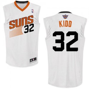 Maillot Authentic Phoenix Suns NBA Home Blanc - #32 Jason Kidd - Homme