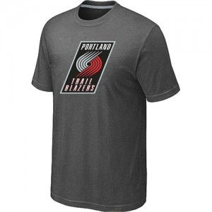 T-shirt principal de logo Portland Trail Blazers NBA Big & Tall Gris foncé - Homme