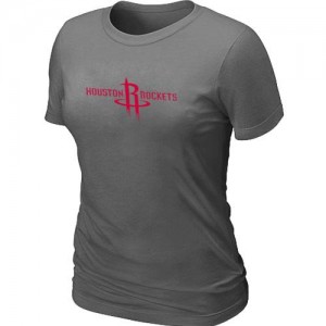 T-shirt principal de logo Houston Rockets NBA Big & Tall Gris foncé - Femme