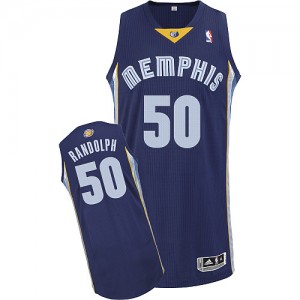 Maillot Adidas Bleu marin Road Authentic Memphis Grizzlies - Zach Randolph #50 - Homme