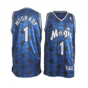 Orlando Magic #1 Adidas All Star Bleu royal Authentic Maillot d'équipe de NBA Vente - Tracy Mcgrady pour Homme