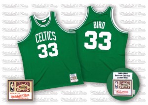 Maillot NBA Swingman Larry Bird #33 Boston Celtics Throwback Vert - Homme