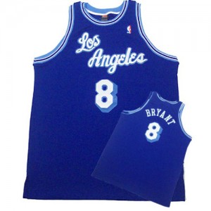Maillot Swingman Los Angeles Lakers NBA Throwback Bleu - #8 Kobe Bryant - Homme