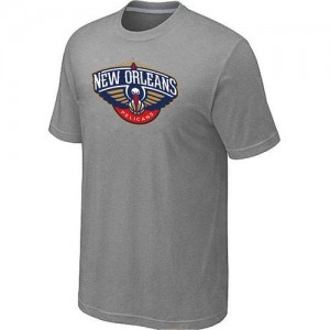 New Orleans Pelicans Big & Tall Tee-Shirt d'équipe de NBA - Gris pour Homme