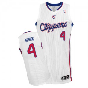 Maillot NBA Authentic JJ Redick #4 Los Angeles Clippers Home Blanc - Homme