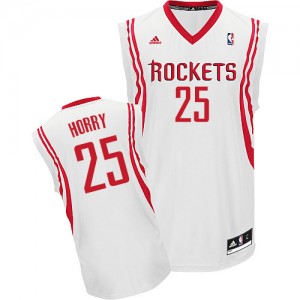 Houston Rockets #25 Adidas Home Blanc Swingman Maillot d'équipe de NBA magasin d'usine - Robert Horry pour Homme