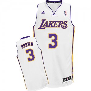 Maillot Swingman Los Angeles Lakers NBA Alternate Blanc - #3 Anthony Brown - Homme