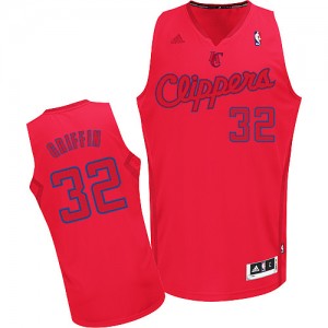Maillot Swingman Los Angeles Clippers NBA Big Color Fashion Rouge - #32 Blake Griffin - Homme