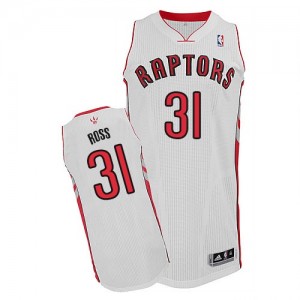Maillot NBA Toronto Raptors #31 Terrence Ross Blanc Adidas Authentic Home - Homme