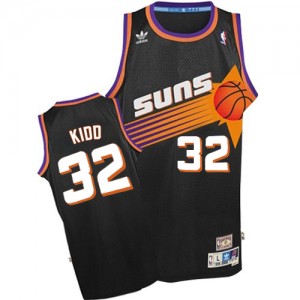 Phoenix Suns #32 Adidas Throwback Noir Authentic Maillot d'équipe de NBA sortie magasin - Jason Kidd pour Homme