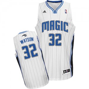 Maillot NBA Orlando Magic #32 C.J. Watson Blanc Adidas Swingman Home - Homme