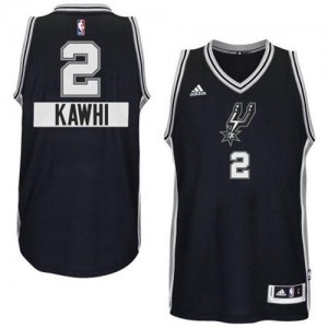 Maillot Authentic San Antonio Spurs NBA 2014-15 Christmas Day Noir - #2 Kawhi Leonard - Homme