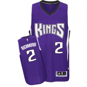 Maillot Adidas Violet Road Authentic Sacramento Kings - Mitch Richmond #2 - Homme