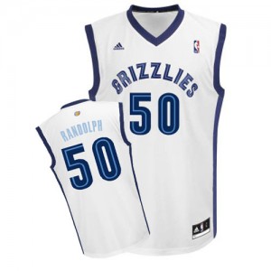 Maillot NBA Blanc Zach Randolph #50 Memphis Grizzlies Home Swingman Homme Adidas