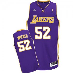 Maillot Swingman Los Angeles Lakers NBA Road Violet - #52 Jamaal Wilkes - Homme