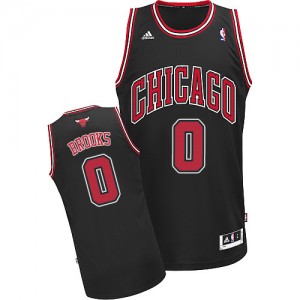 Maillot NBA Noir Aaron Brooks #0 Chicago Bulls Alternate Swingman Homme Adidas