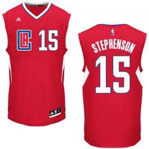 Los Angeles Clippers Lance Stephenson #15 Road Swingman Maillot d'équipe de NBA - Rouge pour Homme