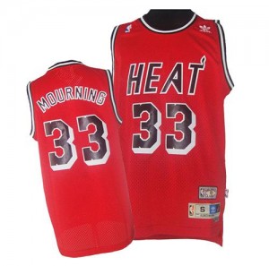 Maillot Swingman Miami Heat NBA Throwback Rouge - #33 Alonzo Mourning - Homme