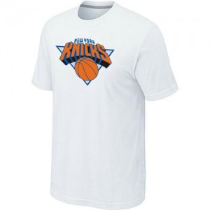 New York Knicks Big & Tall Blanc Tee-Shirt d'équipe de NBA Soldes discount - pour Homme