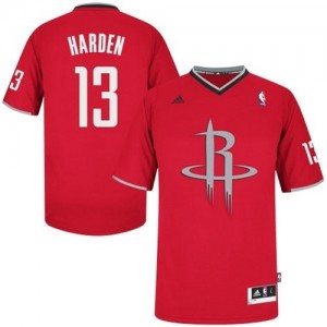 Maillot NBA Rouge James Harden #13 Houston Rockets 2013 Christmas Day Swingman Homme Adidas