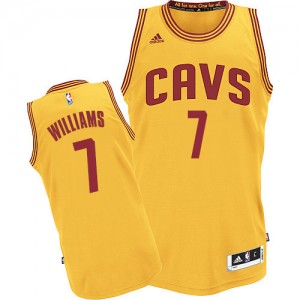 Cleveland Cavaliers #7 Adidas Alternate Or Swingman Maillot d'équipe de NBA Magasin d'usine - Mo Williams pour Homme